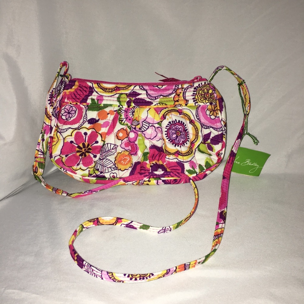 Vera Bradley Frannie Crossbody purse in Clementine